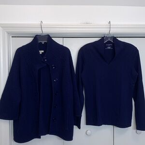 New Talbots top and matching sweater